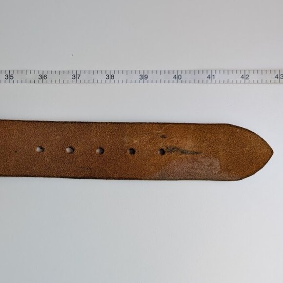 Dimensional Cast - "Ski Colorado" Belt Buckle & Belt  size 33-36 - Picture 8 of 10